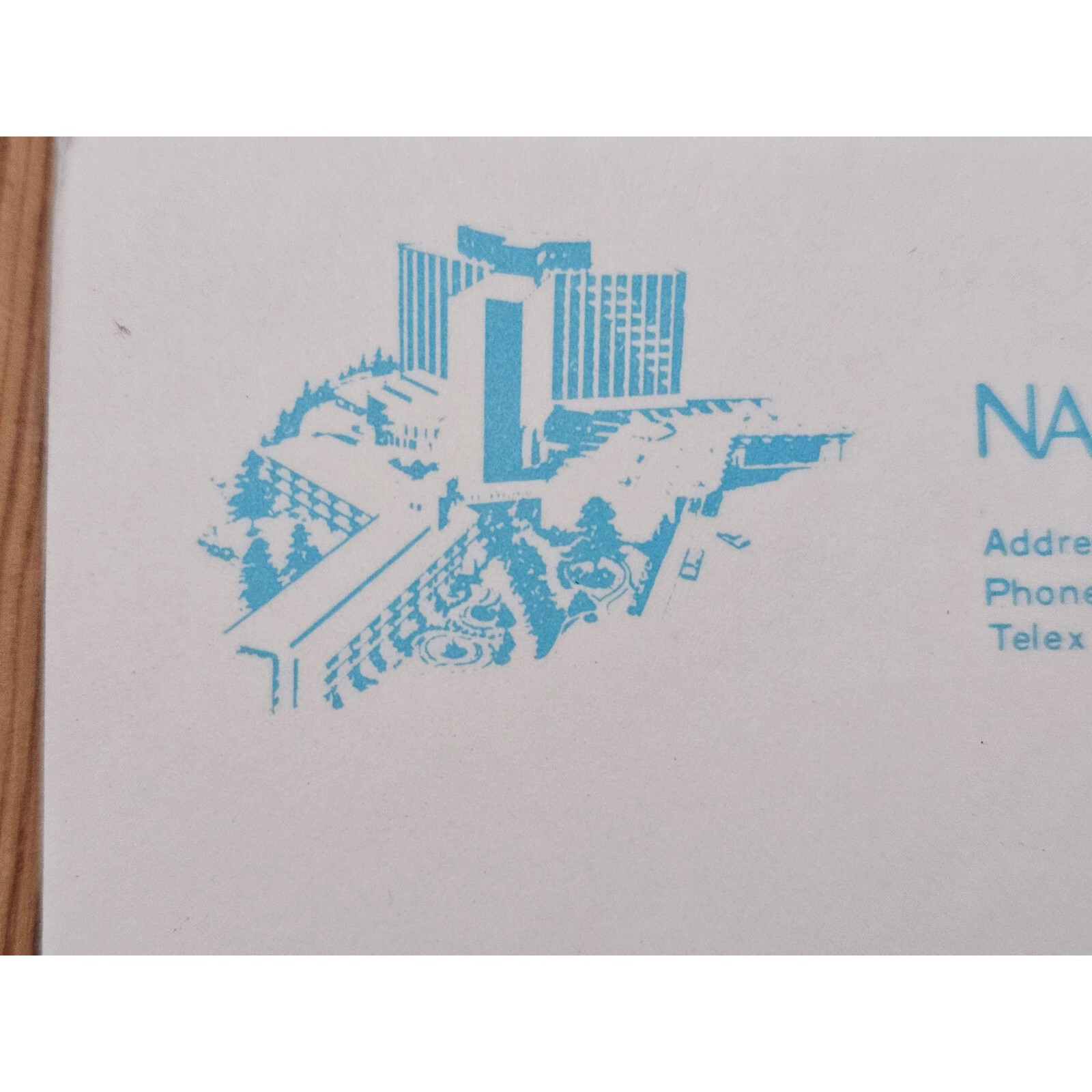 Vintage Narita View Hotel Paper Notepad, Narita City Chiba Japan