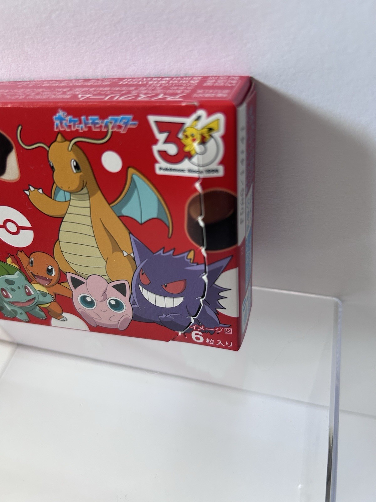 POKEMON Pino Ice cream empty Box 30th Anniversary Japan Limited Pikachu Mew