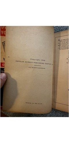 1946 Popular Science How to Get Most Out of Home Workshop Paperback 750 Diagrams
