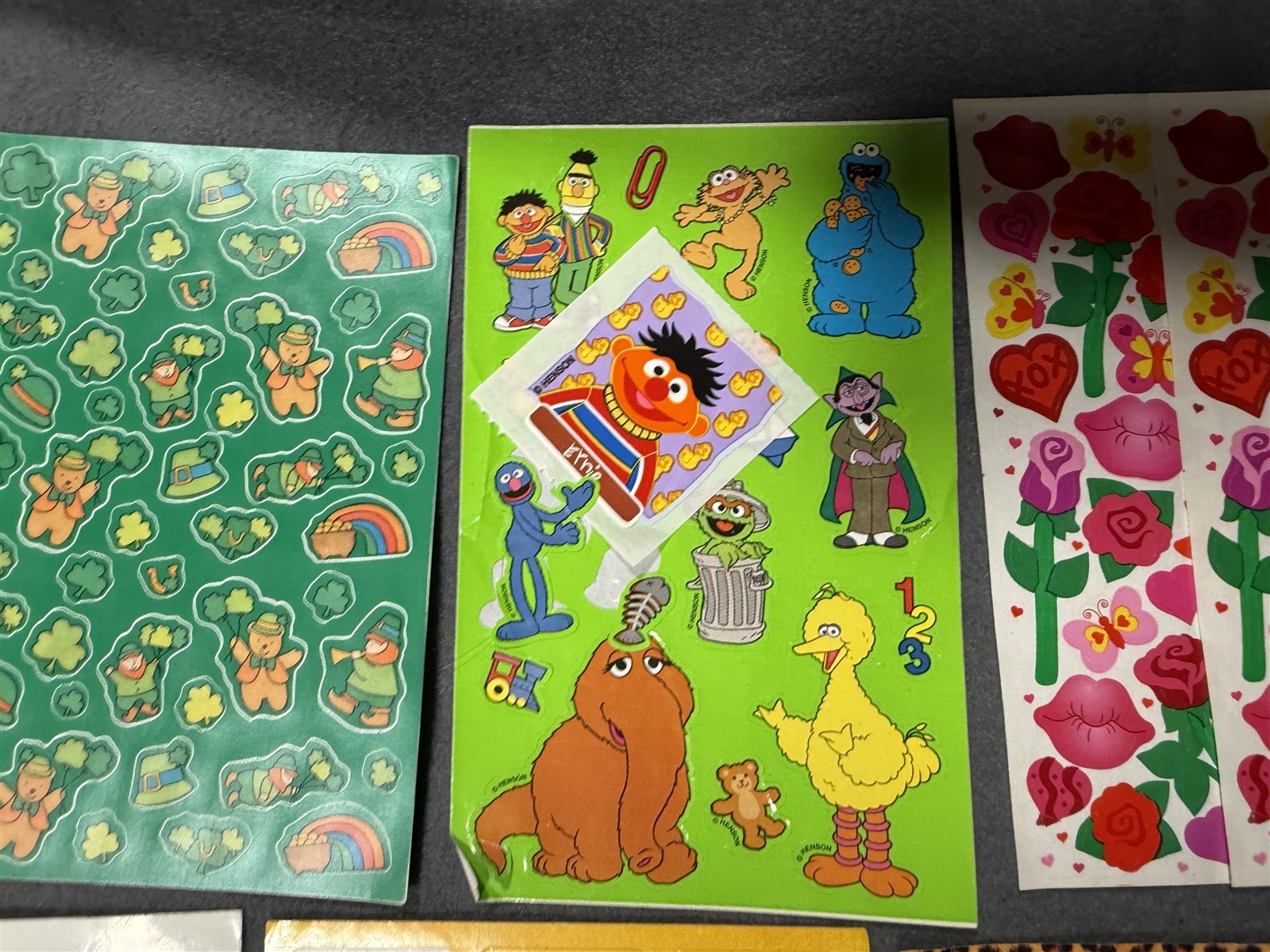 #1 VINTAGE LOT OF STICKERS 80’S 90’S STICKER SHEET LOT OF 15