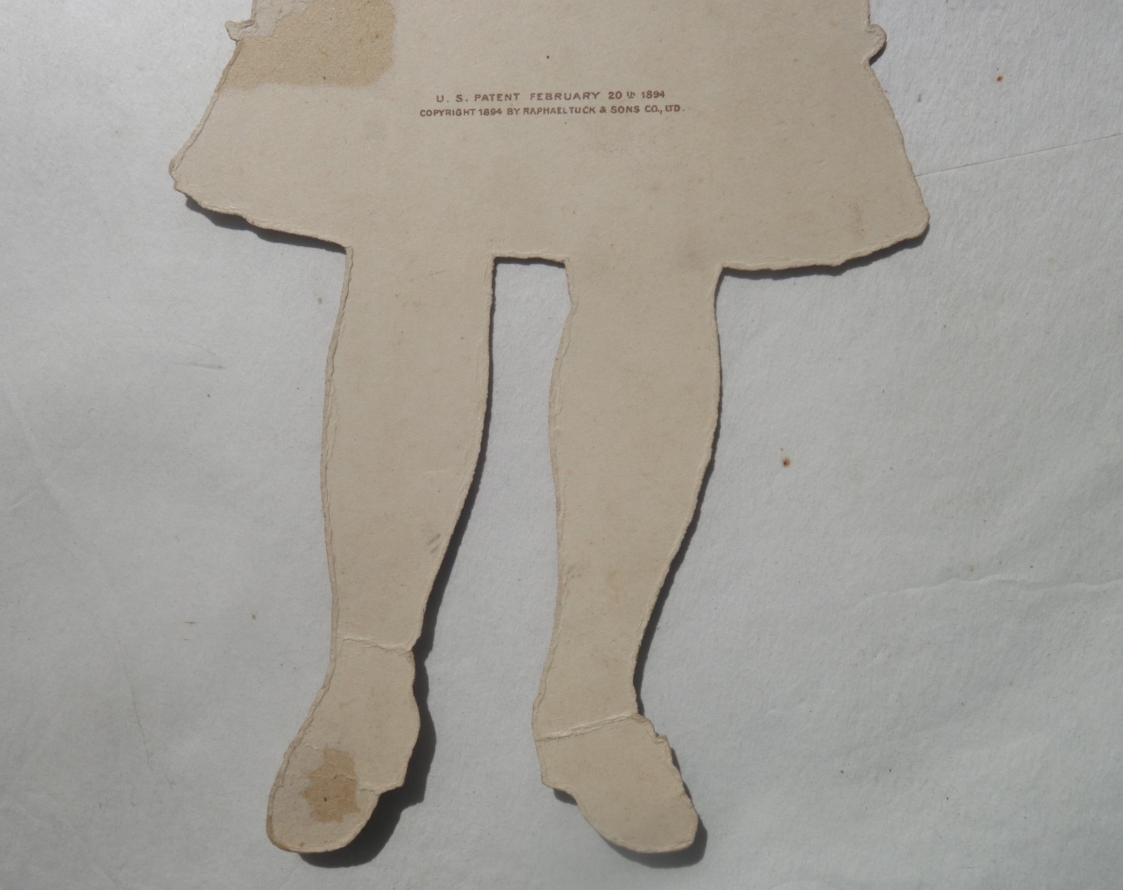 1890s Tuck & Sons Dear Dorothy 13″ Large Paper Doll Complete Artistic 500 9 Pcs.