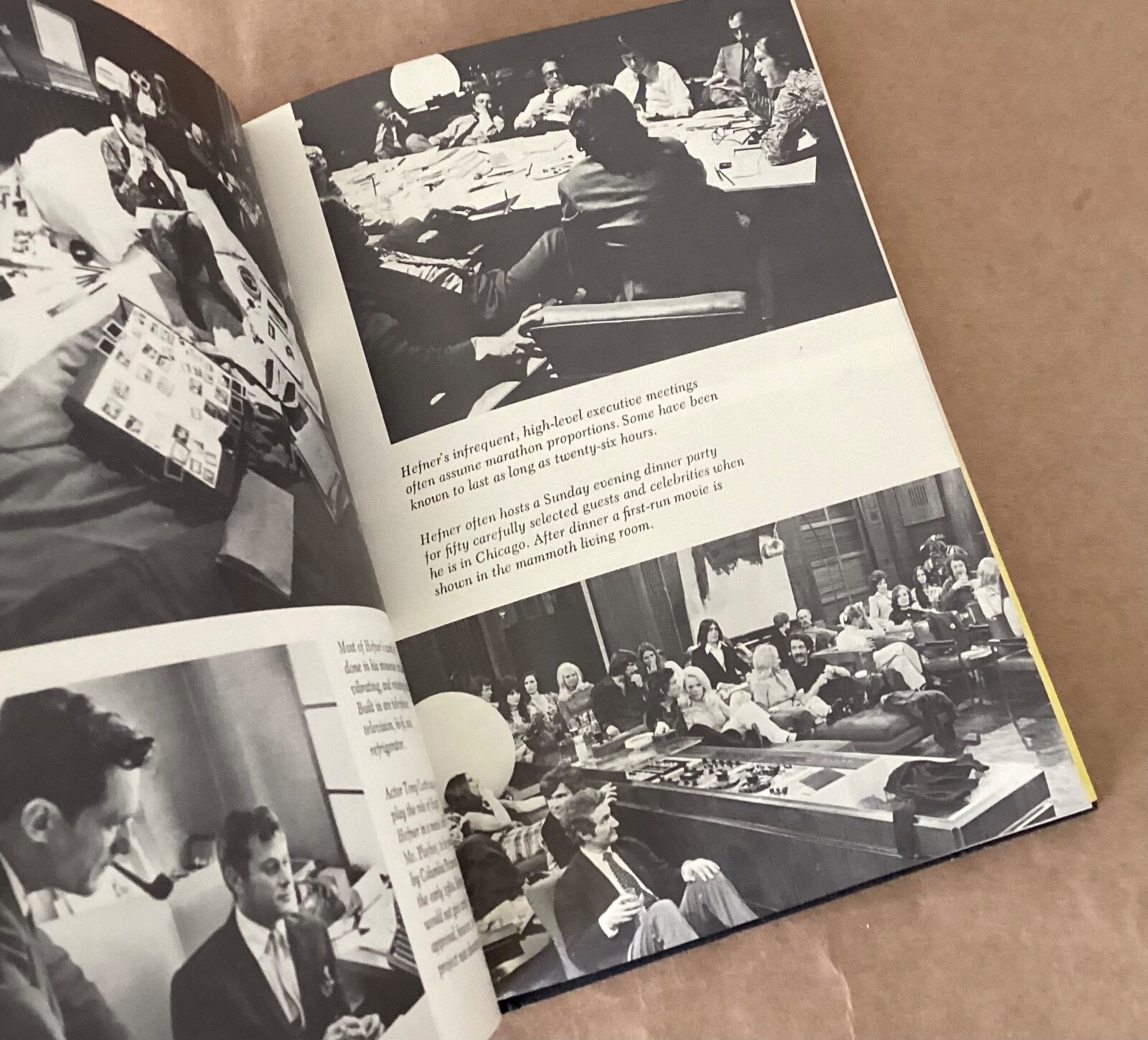 Hugh Hefner 1st edition Hardcover HCDJ 1974 biography book Frank Brady