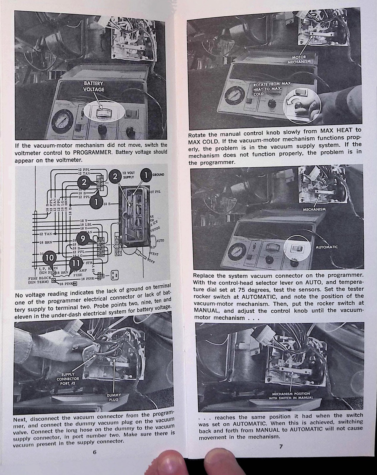 Chevrolet Comfortron Programmer Booklet 1960s GM Service Tech Sound Slide Film