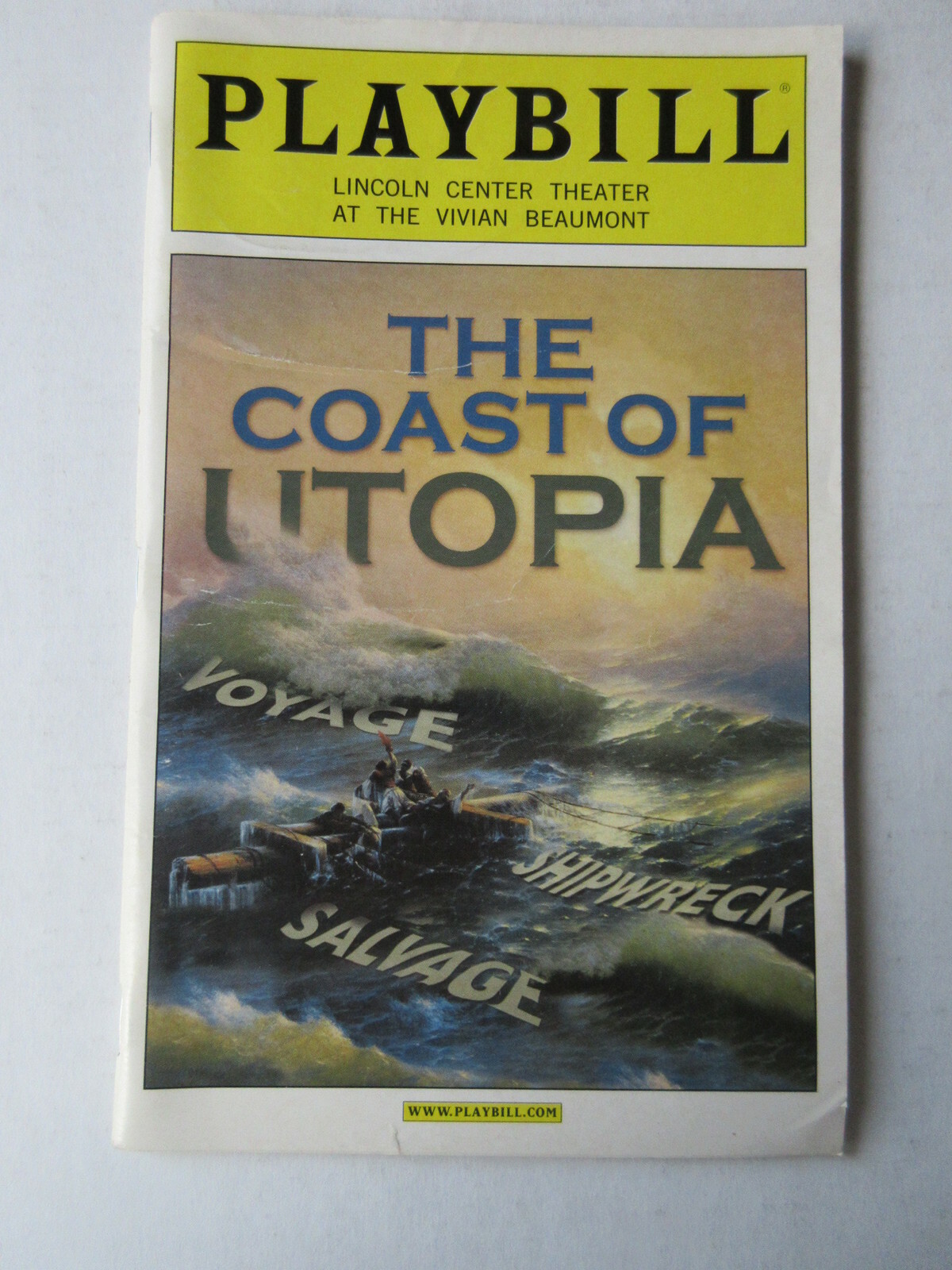 PLAYBILL – THE COAST OF UTOPIA February 2007 LINCOLN CENTER THEATRE New York