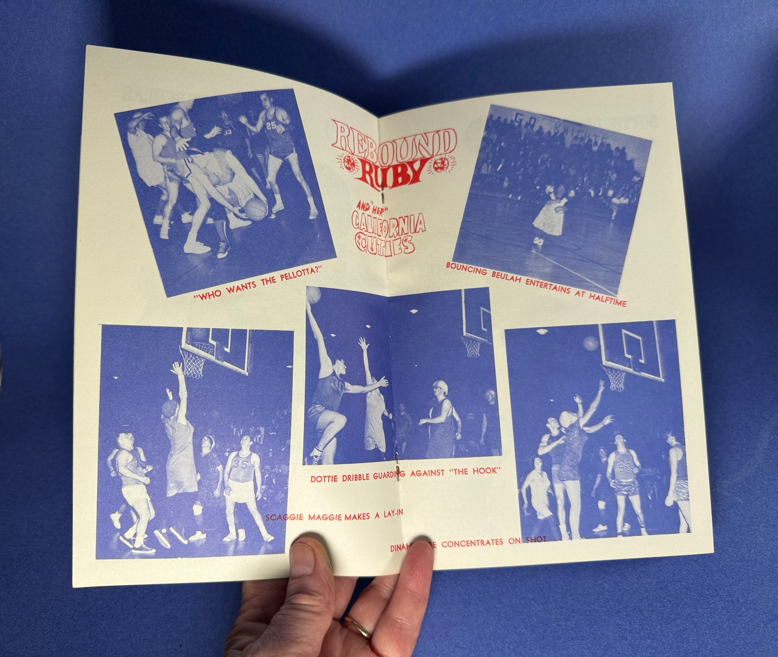 VTG 1960’S CALIFORNIA CUTIES BASKETBALL TEAM PROGRAM MEN IN DRAG QUEENS GAY INT.