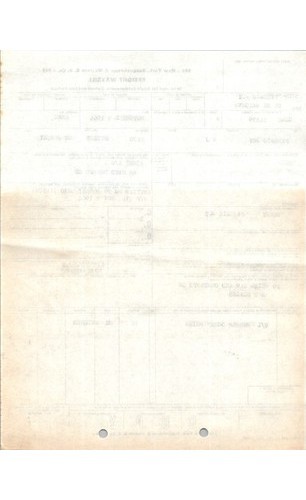 1964 NYS & W Freight Waybill Butler NJ to Dorset OH Rubber Scrap Railroadiana