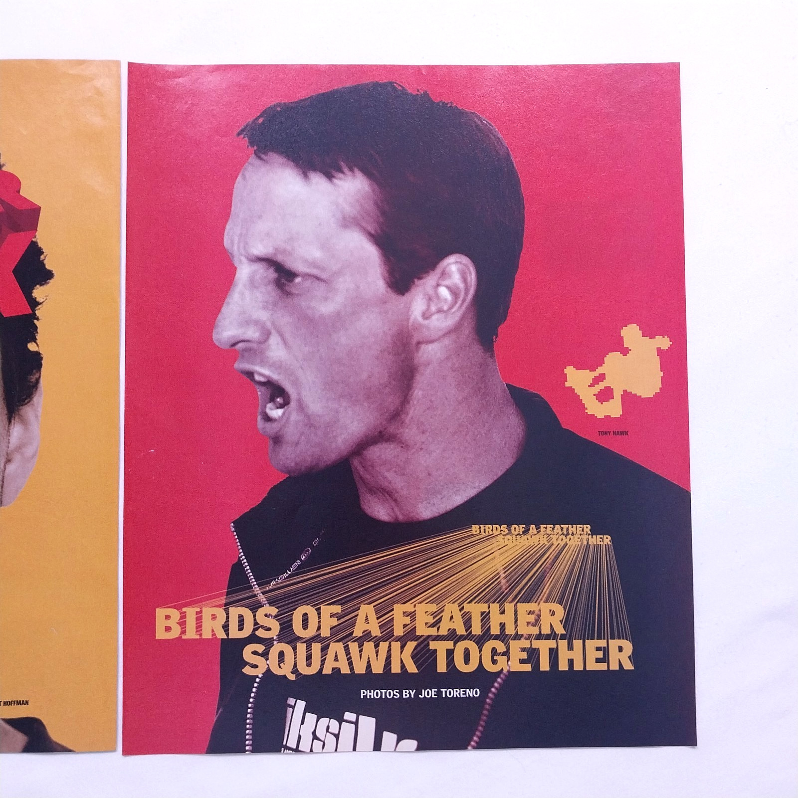 2002 Tony Hawk & Matt Hoffman Vintage Magazine Photograph Pages – Lot of 2