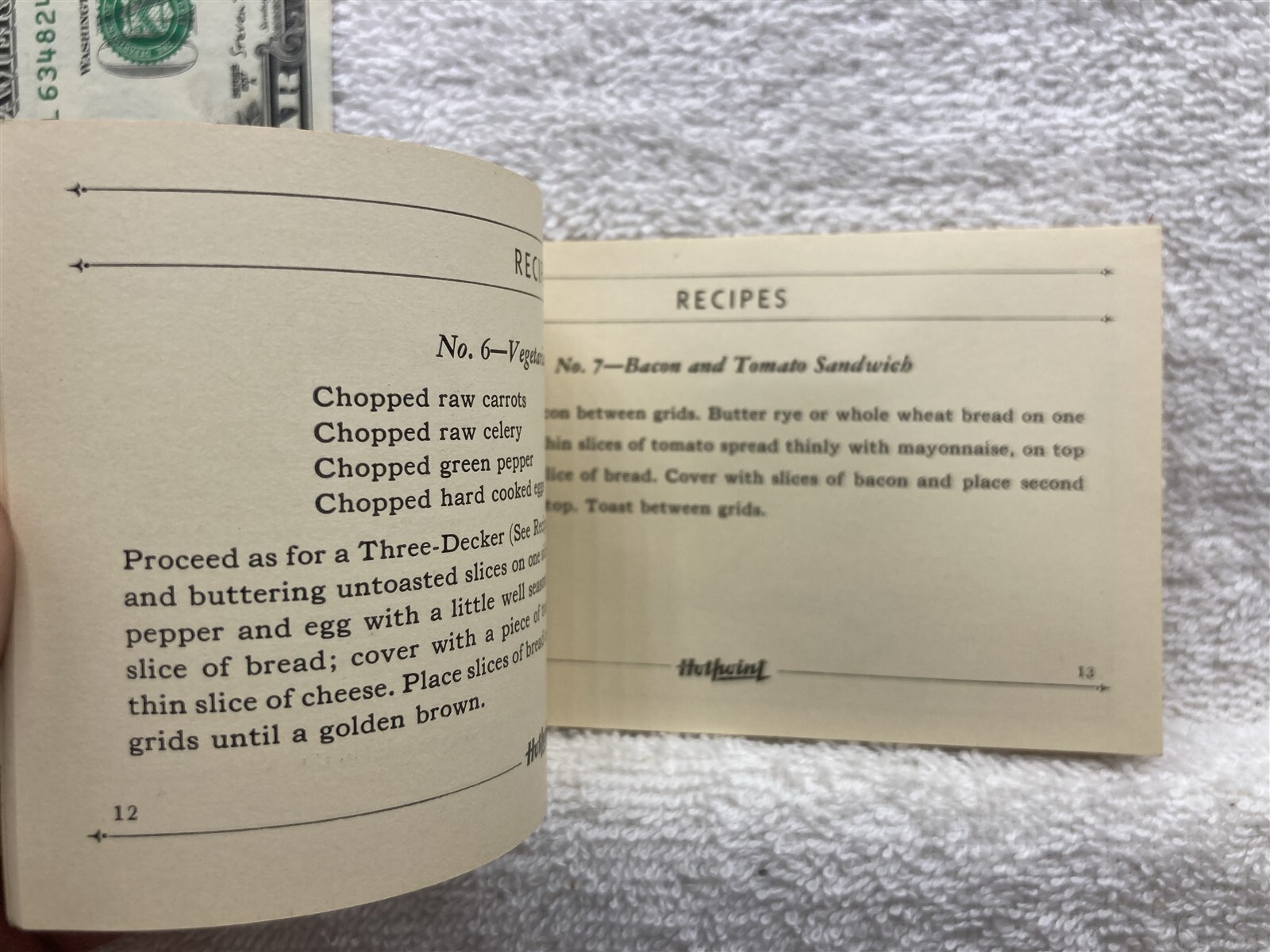 1933 General Electric 24 Recipes Booklet Hotpoint Treasure Chest Cooker GE Vtg