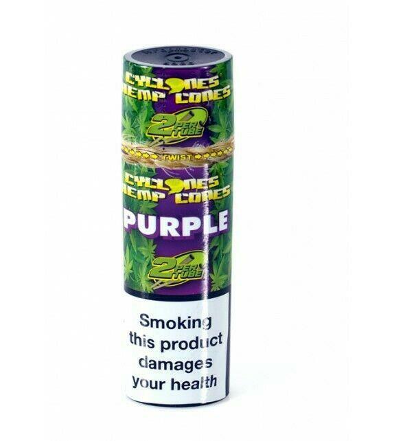 Cyclones Pre Rolled Hemp Cone 4×4 Pack Blue,Purple,Original,Purple