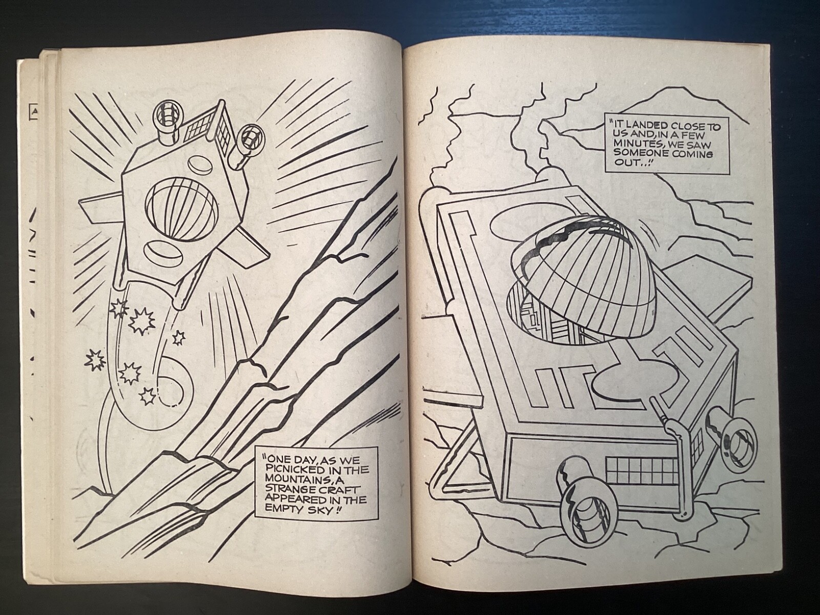 FANTASTIC FOUR meet “THE WITCH” Coloring Book copyright 1977 Marvel Comics Group