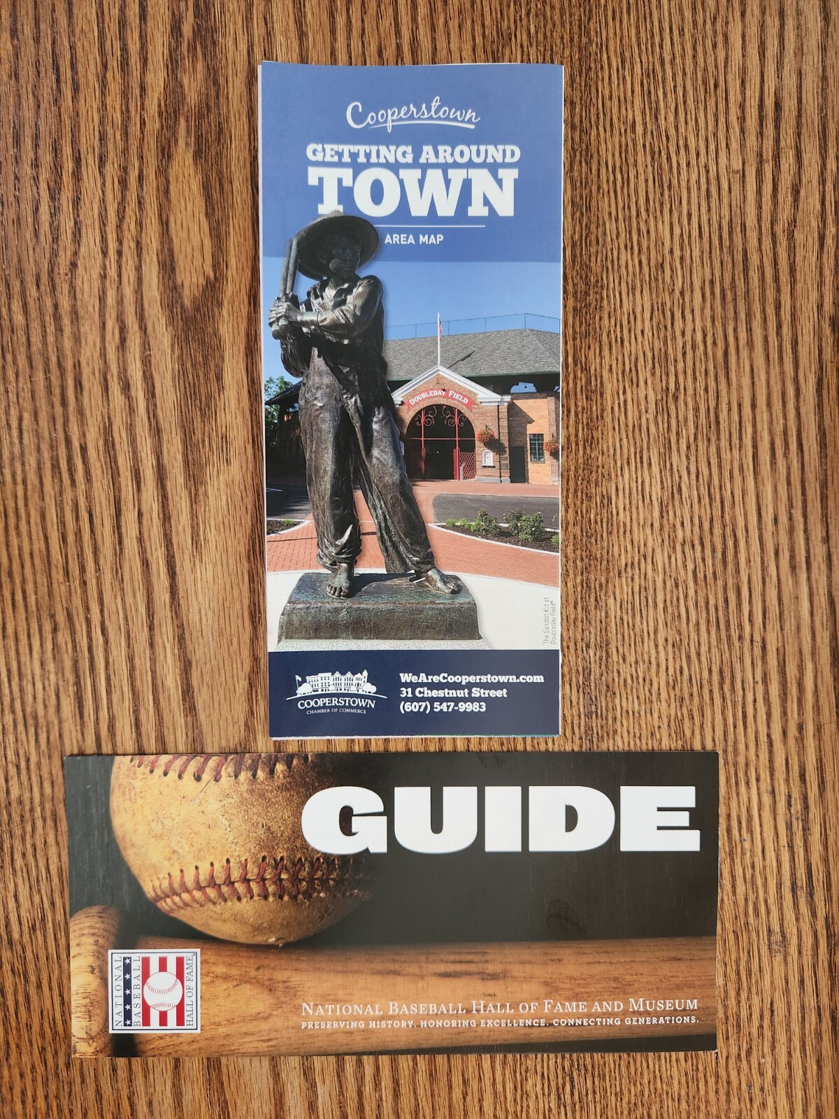 Cooperstown New York & National Baseball Hall of Fame Area Map & Guide