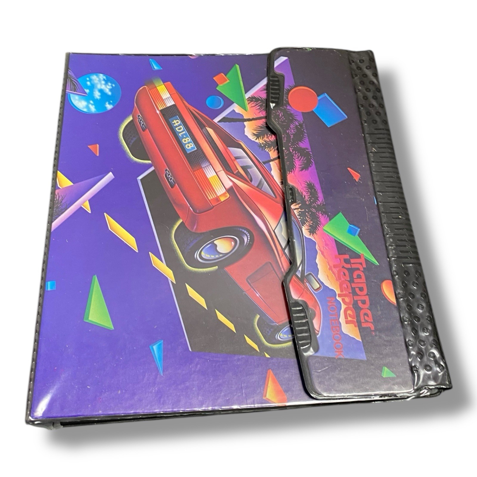 Vintage 80’s Red Ferrari Mead Trapper Keeper Collectible Rare, IN POOR CONDITION