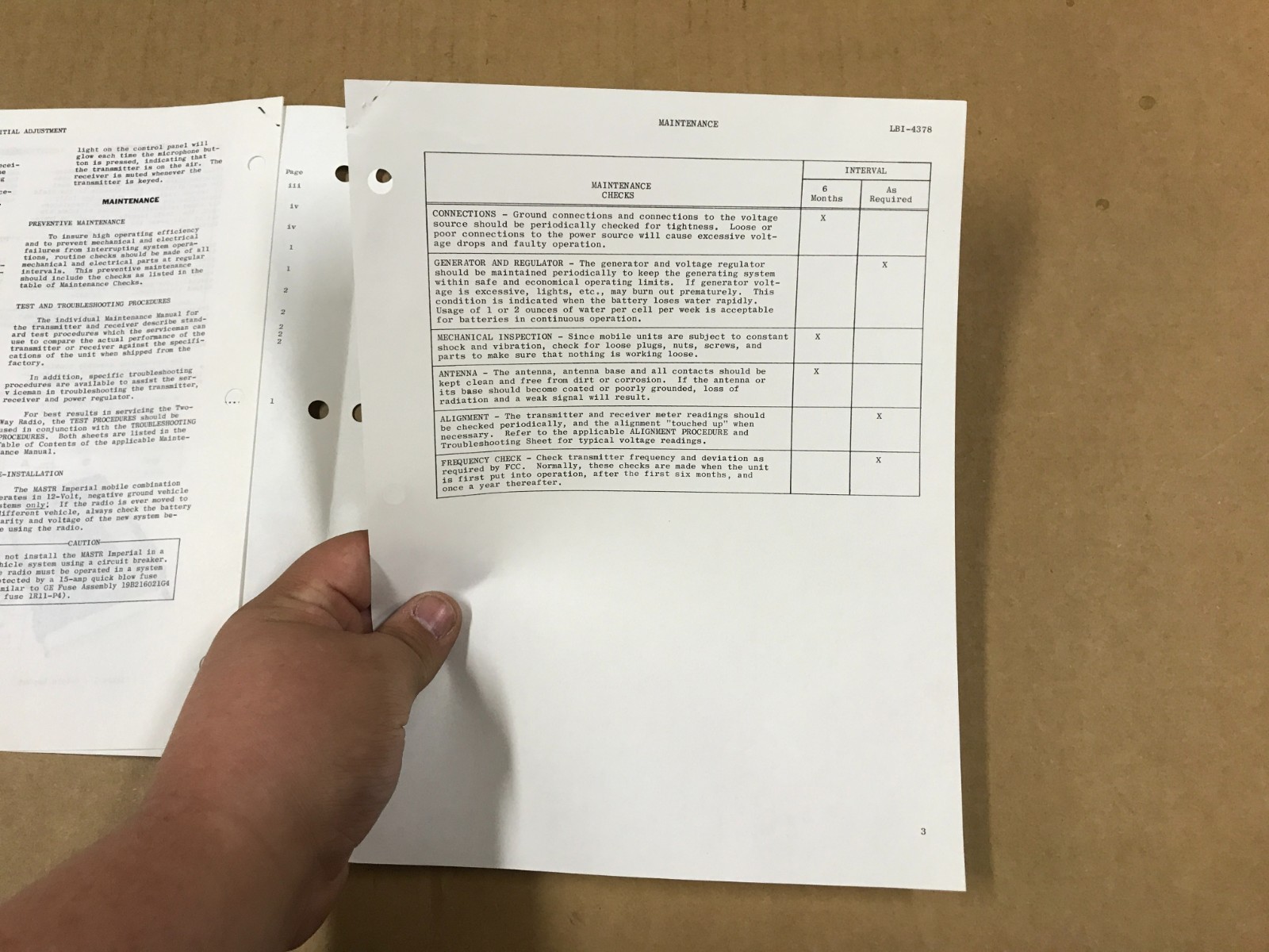 General Electric Mobile Radio Master Imperial Maintenance Manual