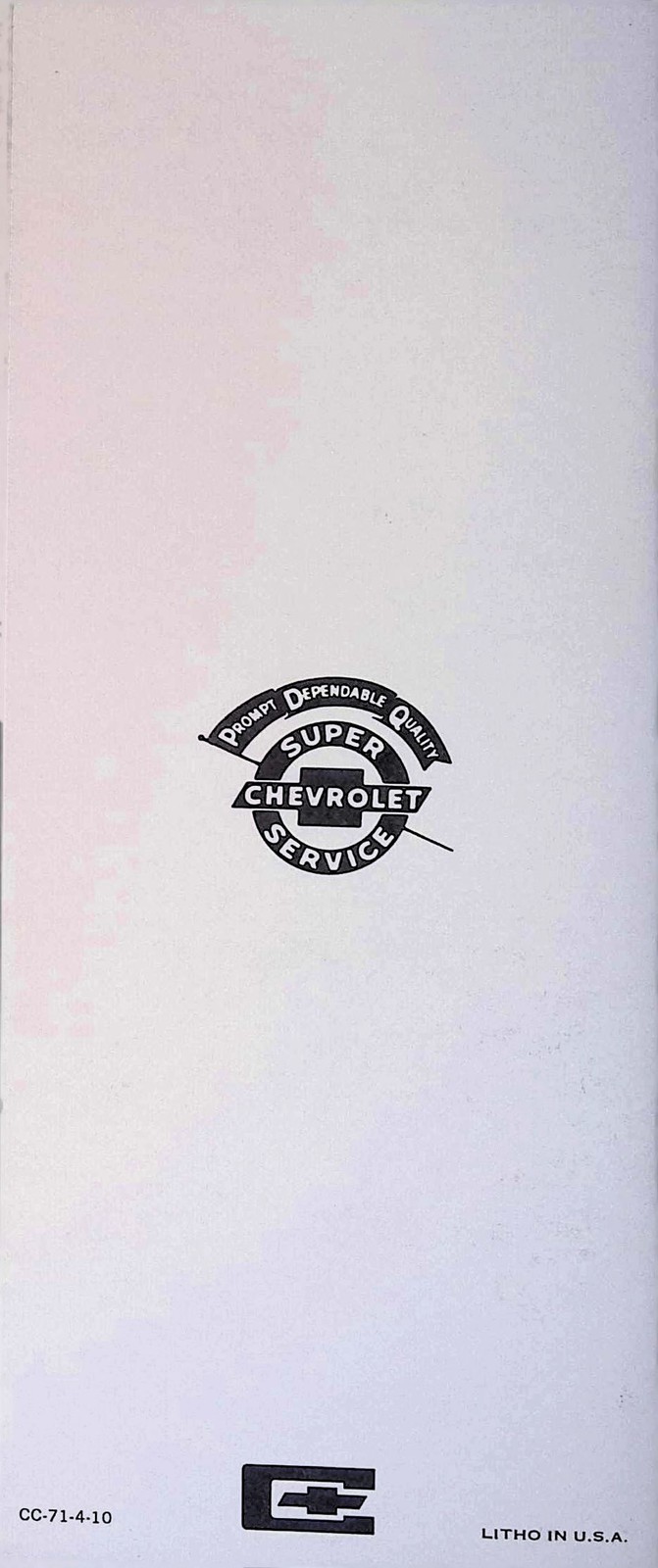 Chevrolet Comfortron Programmer Booklet 1960s GM Service Tech Sound Slide Film