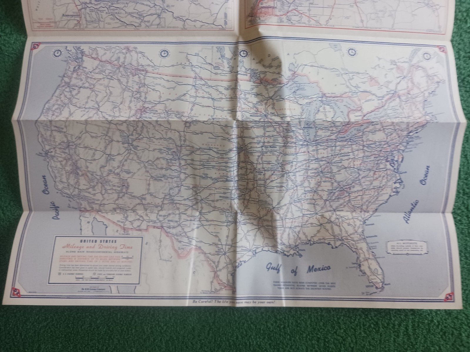Vintage D-X Road Maps Colorado New Mexico