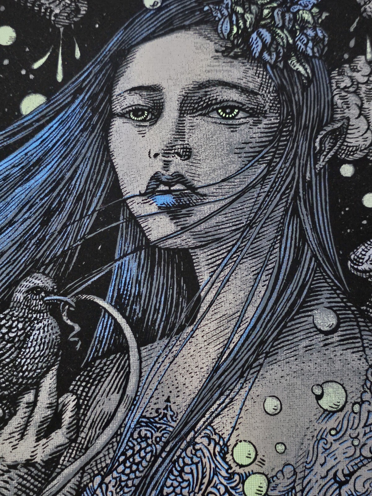 FOIL Variant Widespread Panic David Welker Wantagh New York Signed Poster Print
