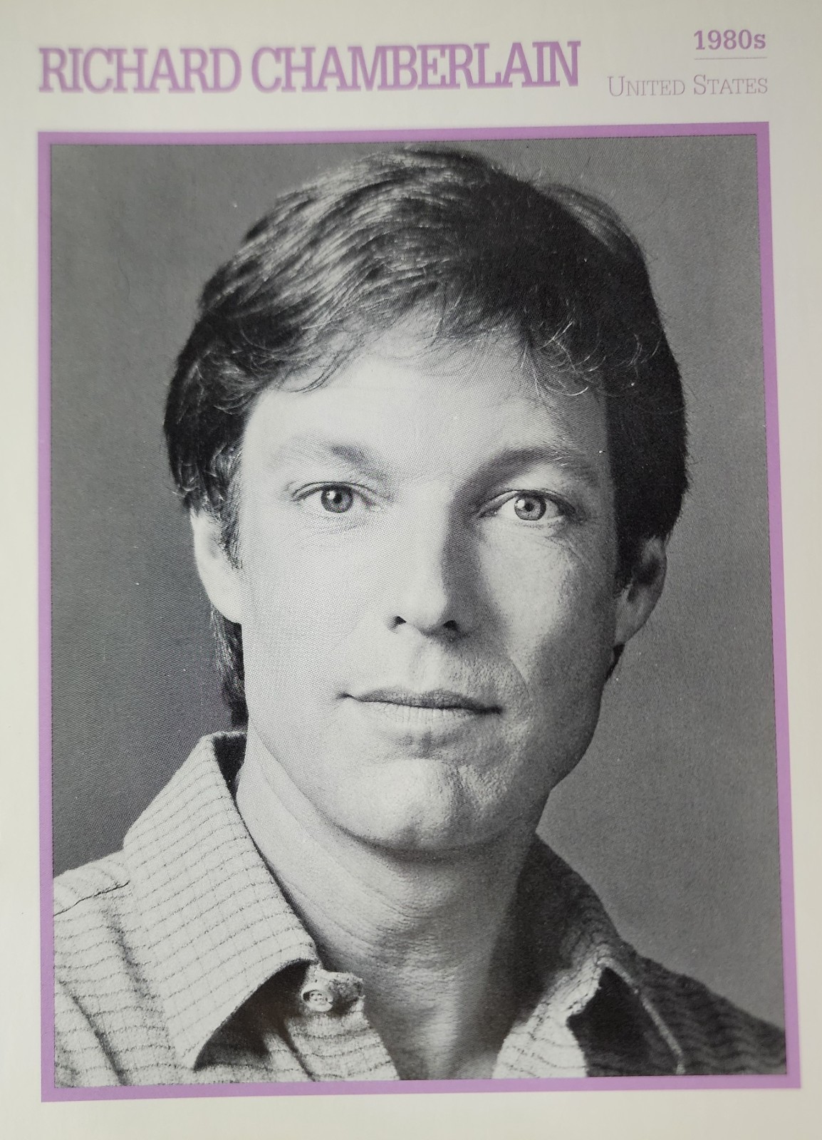 Richard Chamberlain Picture Card Hollywood Film Star Wall Art Decor Thorn Birds