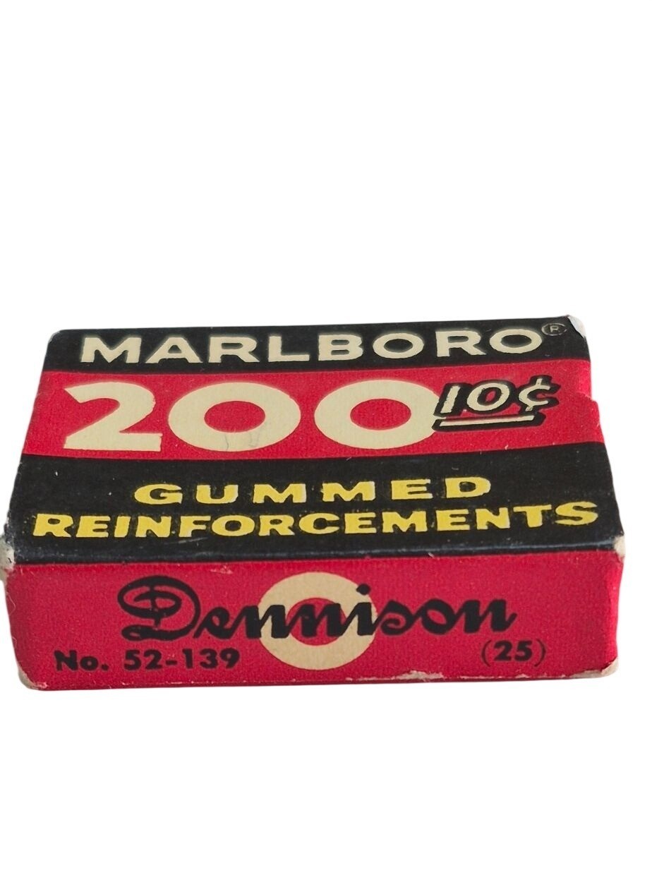 Vintage Marlboro Dennison 200 Gummed Reinforcements No. 52-139