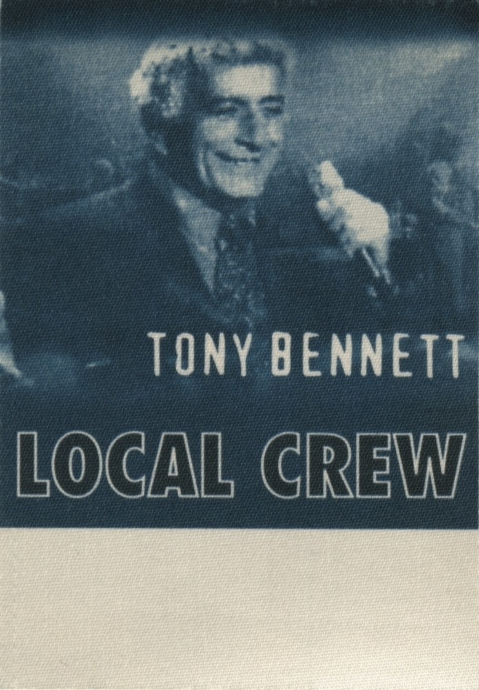 Tony Bennett 1994 MTV Unplugged concert tour Working Crew Backstage Pass