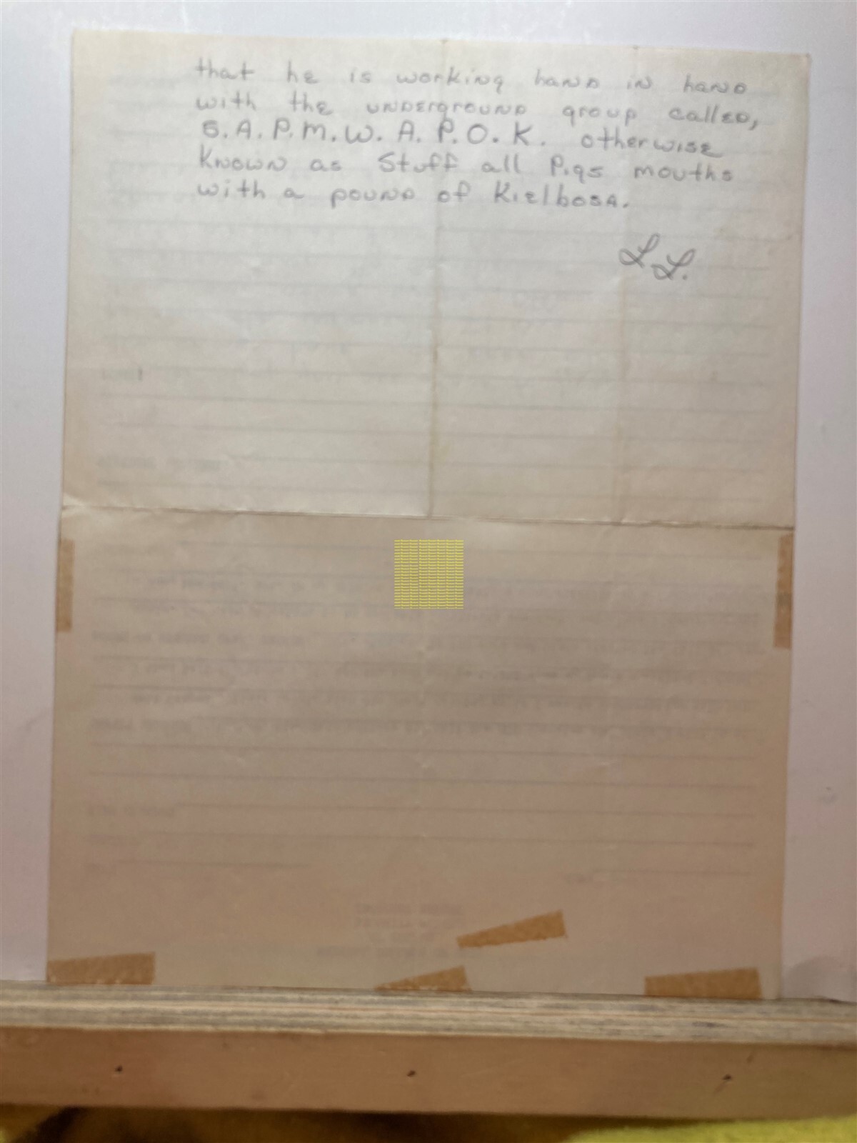 1974 Medical College of Ohio Security Police Incident Report OH Vtg