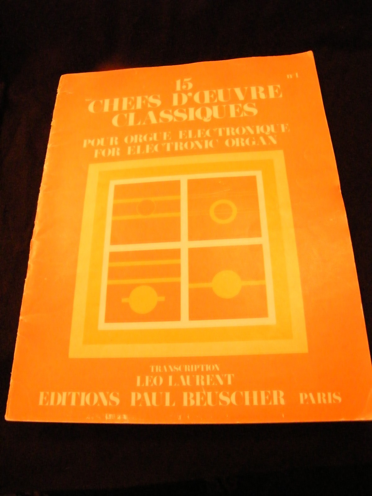 Partition 15 Masterpieces for Electronic Organ Music Sheet