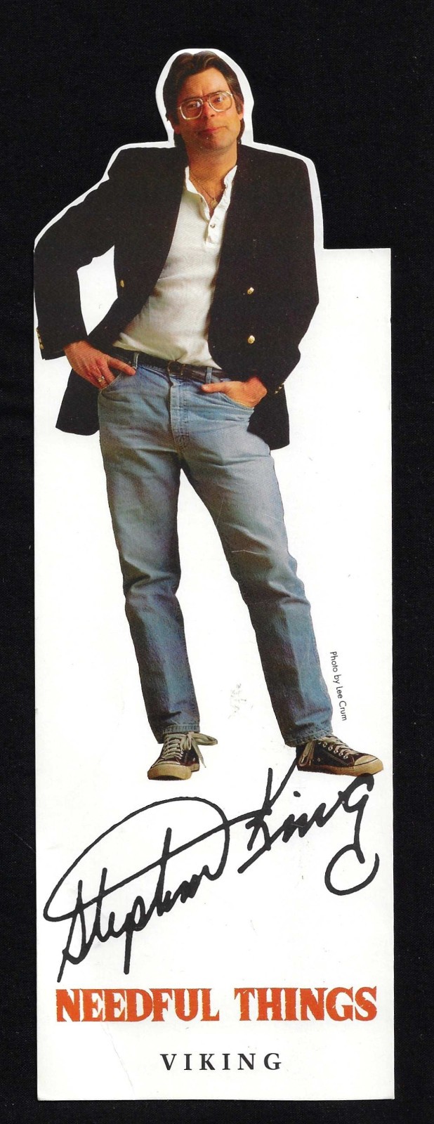 STEPHEN KING “signed” Needful Things (1991) promotional piece