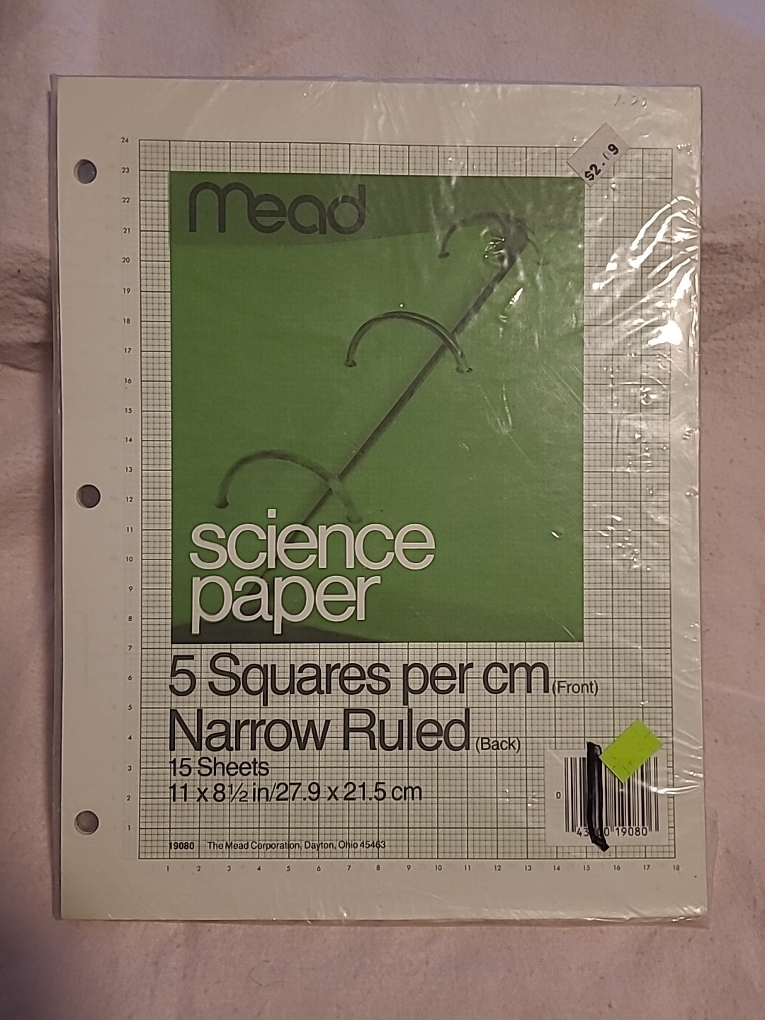 Vtg Mead AquaBee Science Graph Paper Pads Bulk Lot 9 Packs 170+/- 8.5×11″ Sheets