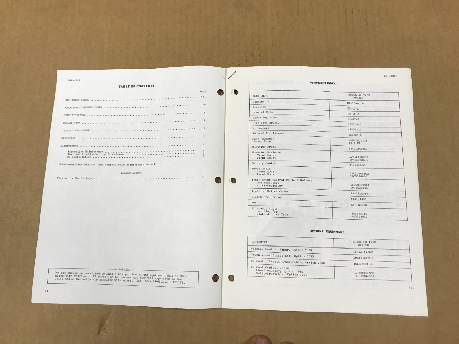 General Electric Mobile Radio Master Imperial Maintenance Manual