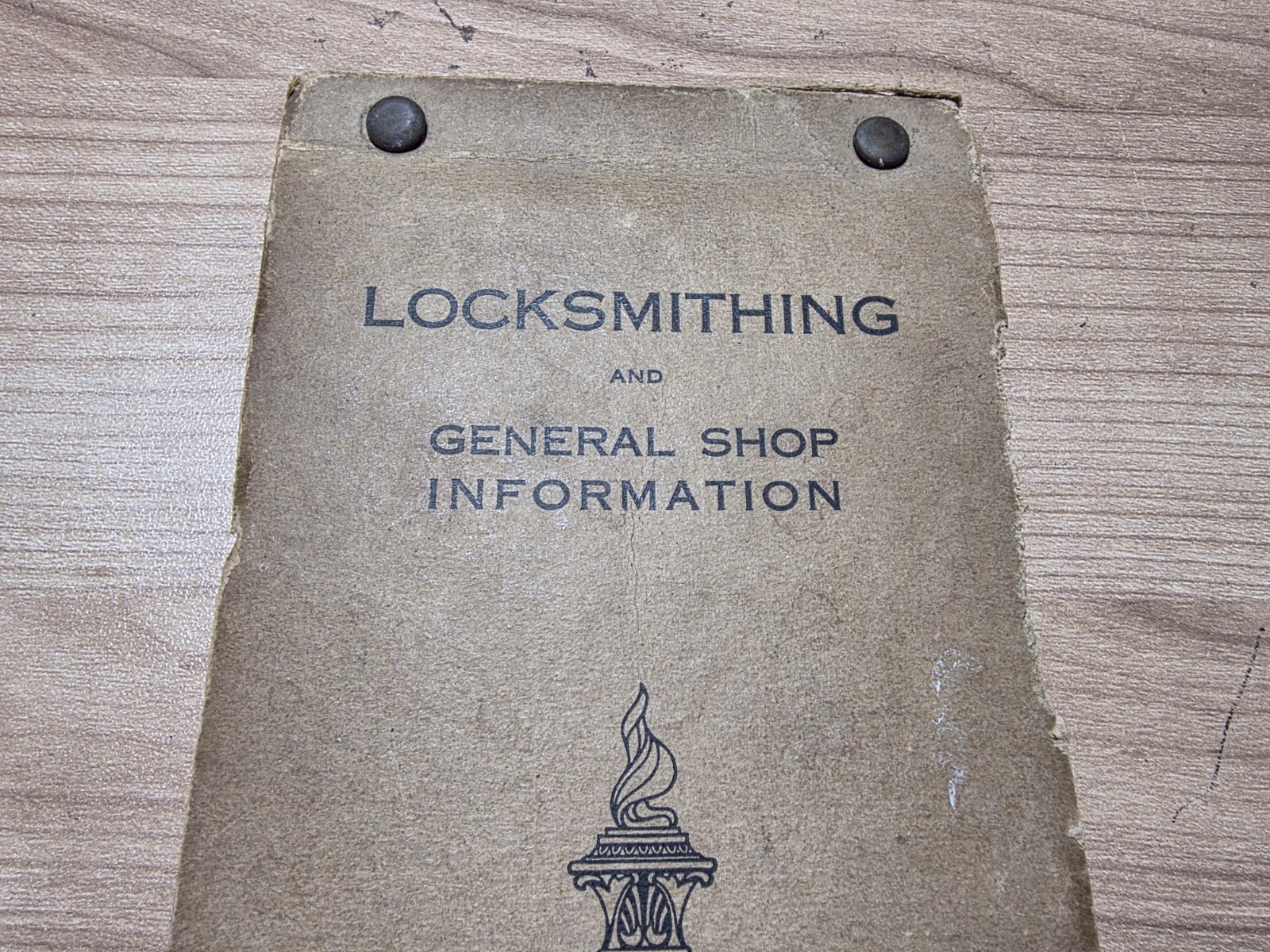 Vtg 1917 Locksmithing and General Shop Information Booklet H. W. Routson Oakland