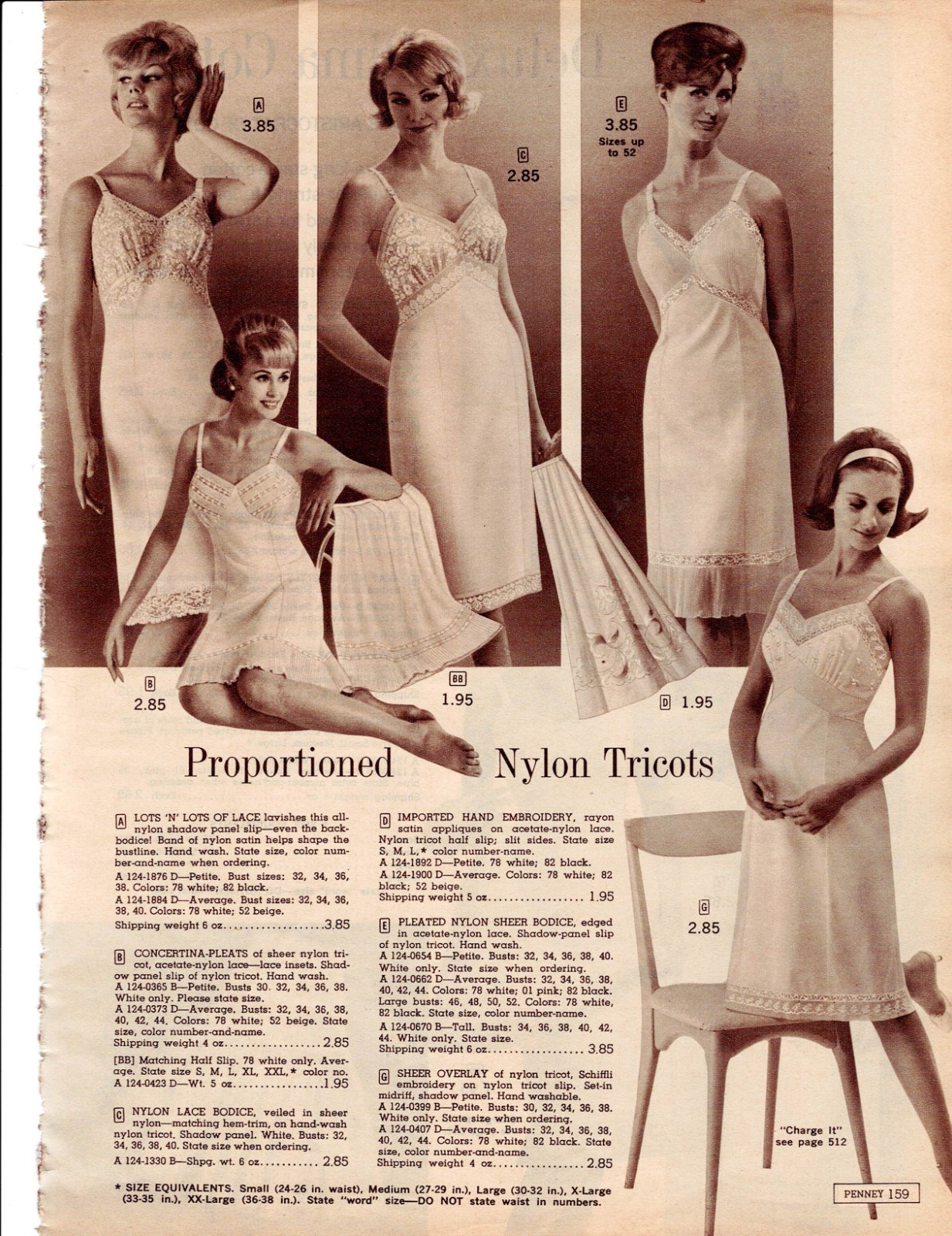 VINTAGE 60’S LADIES SLIPS BRAS PHOTO CLIPPING CATALOG ADS PRINTS