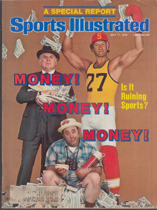 SPORTS ILLUSTRATED 7/17 1978 Wimbledon results; Celtics; USSR-USA Track Meet