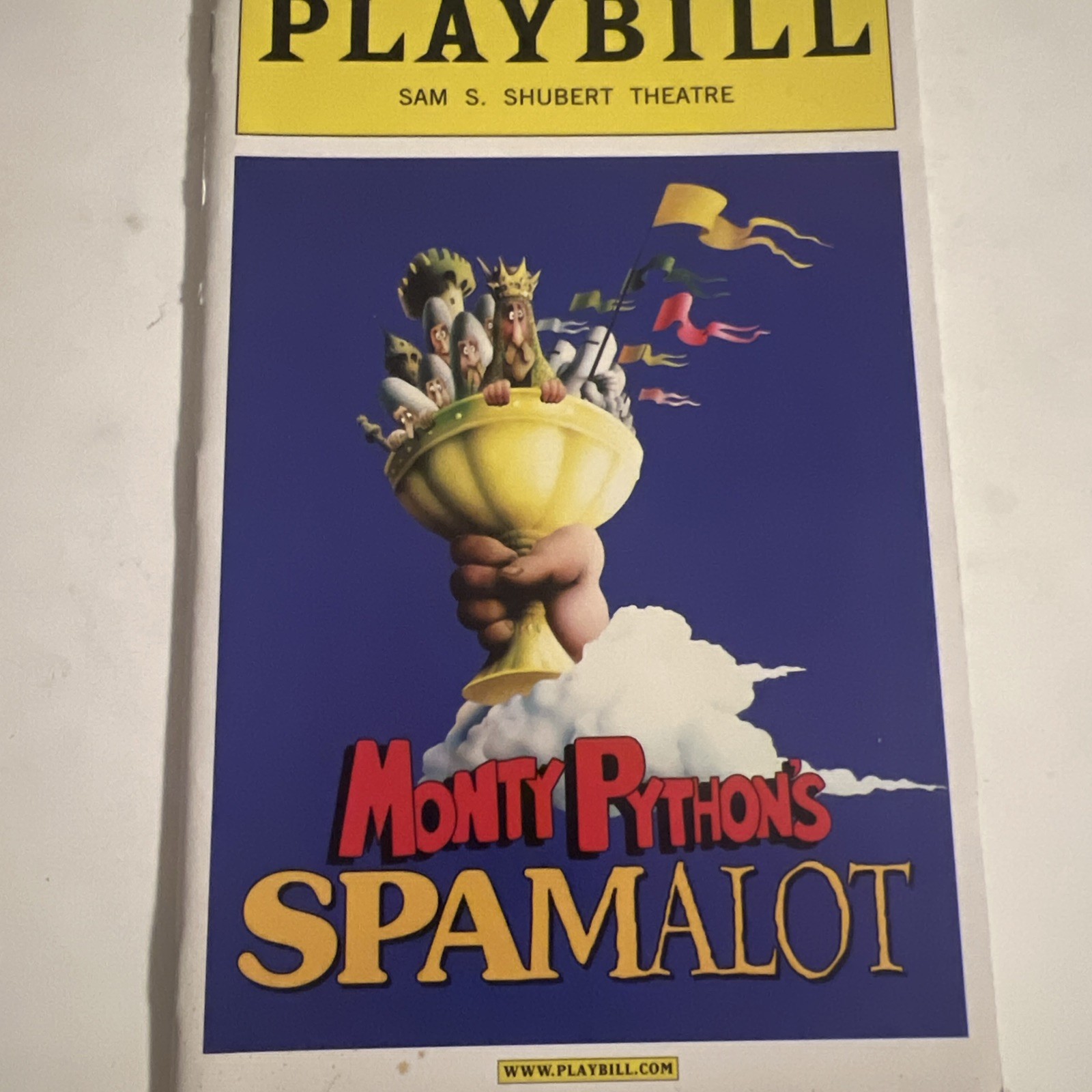 MONTY PYTHON SPAMALOT PLAYBILL 2008 BROADWAY SAM S SHUBERT THEATRE