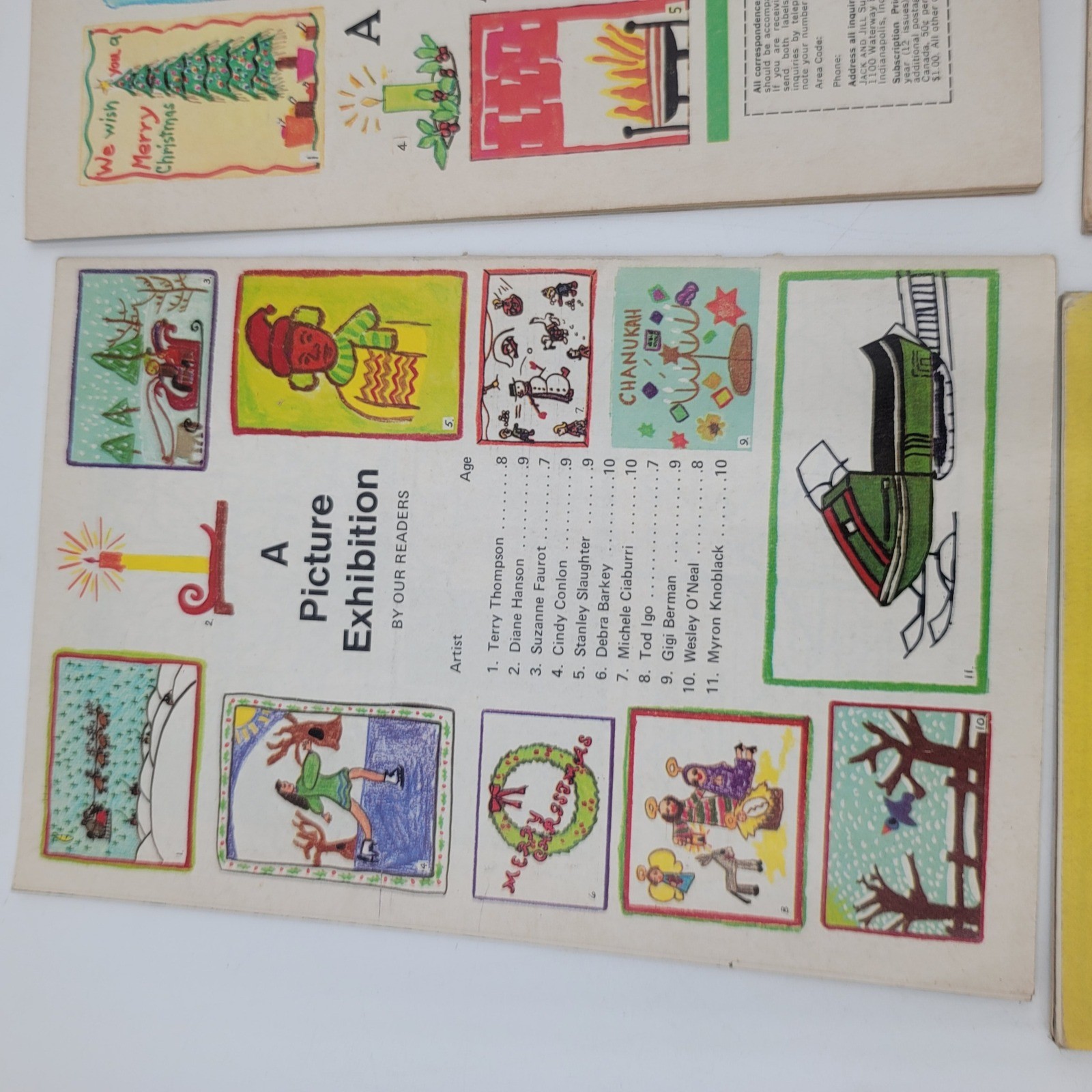 Vintage Jack and Jill Magazine Lot 4 Christmas Issues 1970s Disney Aristocats