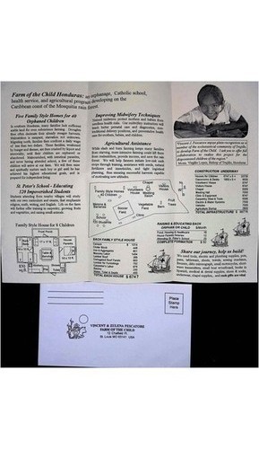Farm of the Child Brochure Honduras Guatemala 1987 Non-Profit Orphans Education