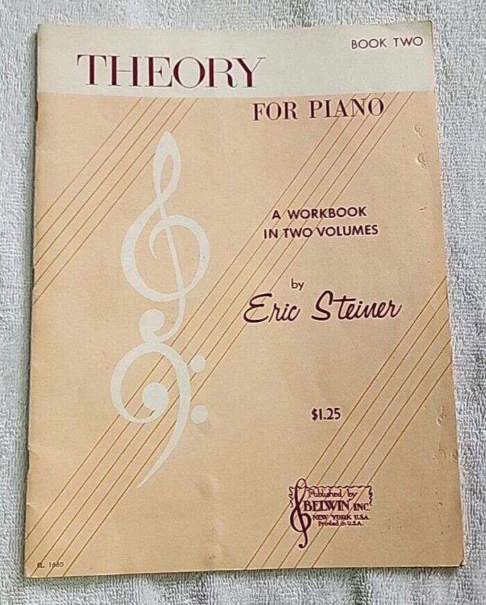 Theory For Piano Book Two by Eric Steiner