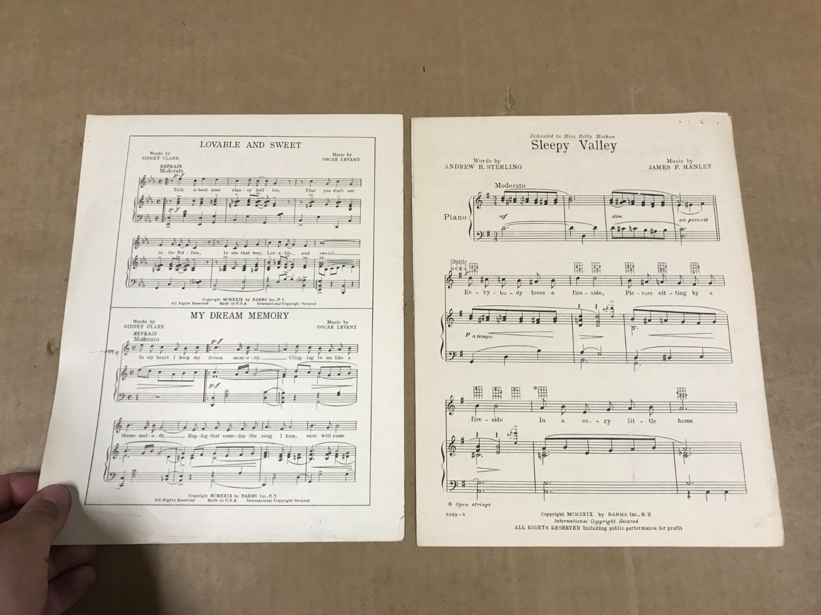 Vintage Sheet Music – The Rainbow Man – By Eddie Dowling, James F. Hanley