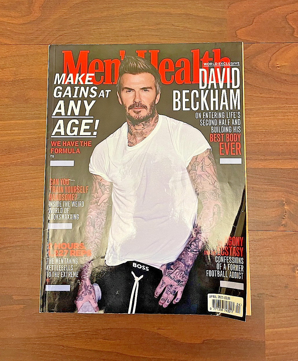 Men’s Health UK Magazine April 2025 – David Beckham World Exclusive