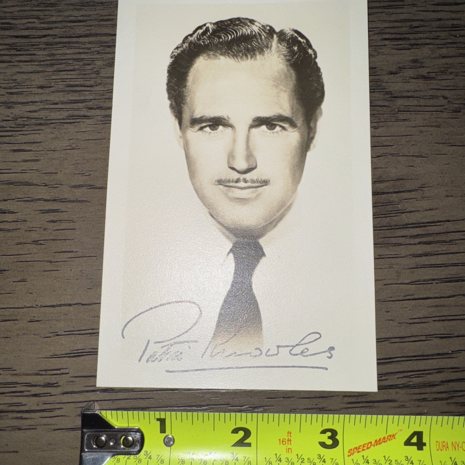 Patric Knowles Black and White Studio Photo 3.5″ x 5.5″ Vintage Hollywood Actor