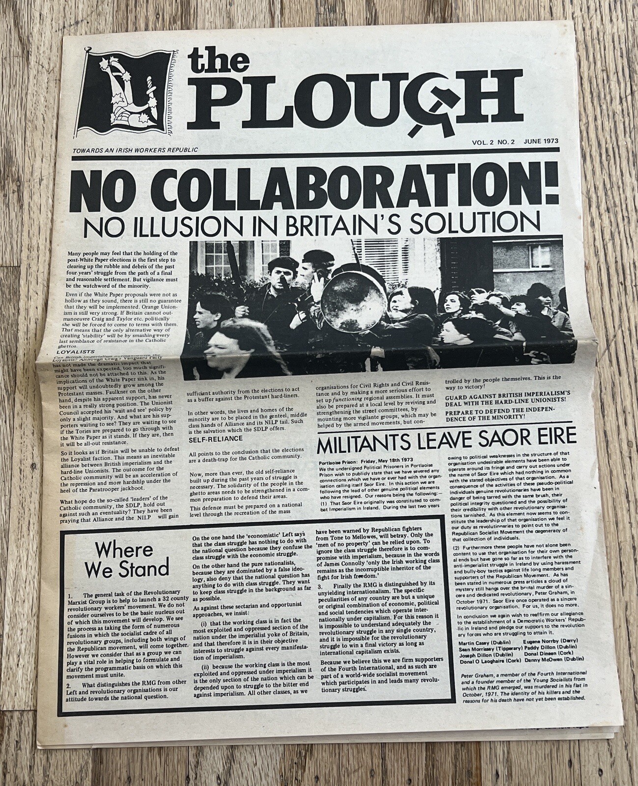 Left Wing Socialist Marxist Journal United Kingdom Papers-Wear and Imperfection
