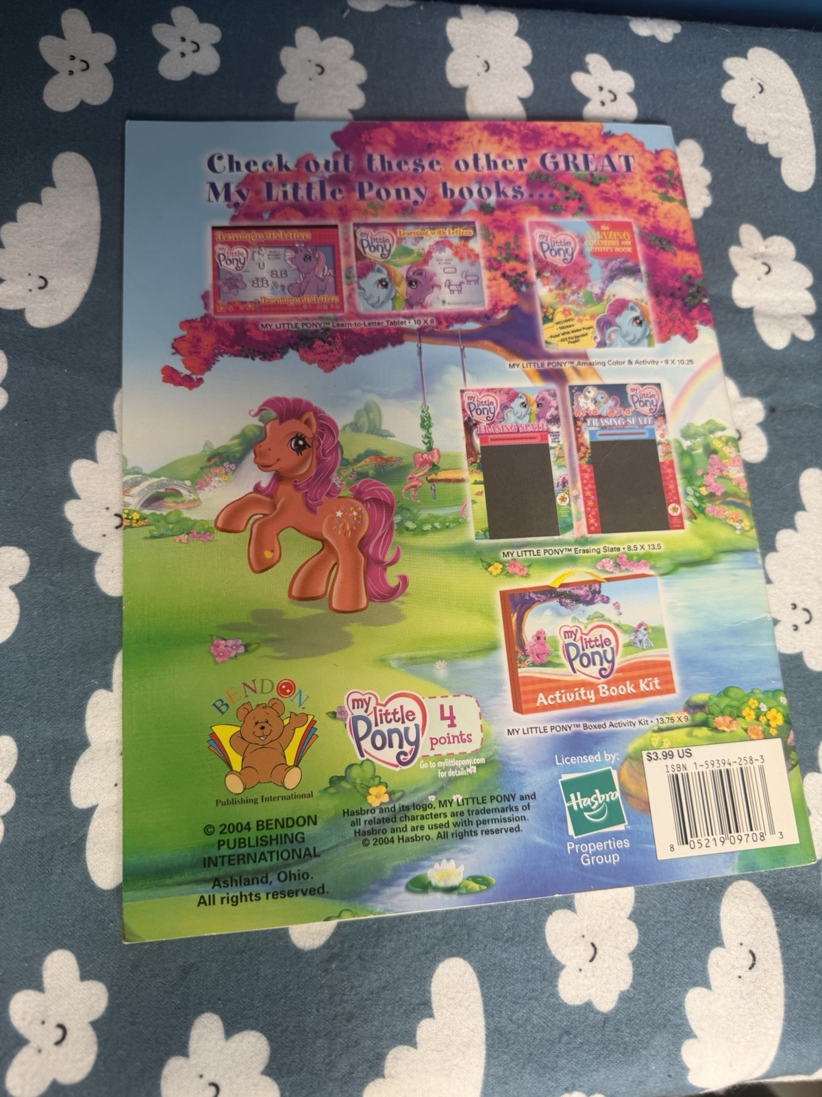2004 My Little Pony Sticker Book w Pull Out Poster UNUSED All Stickers G3 Hasbro