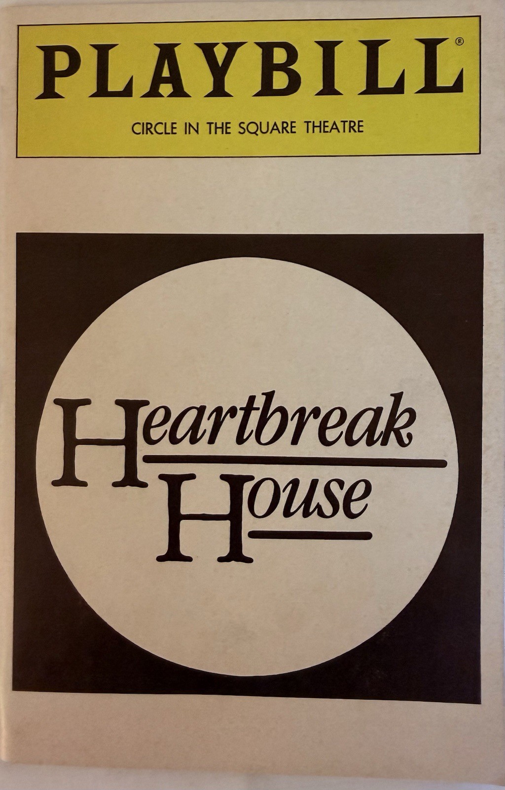 Heartbreak House – Broadway Playbill – Jan 1994 – Rex Harrison Rosemary Harris