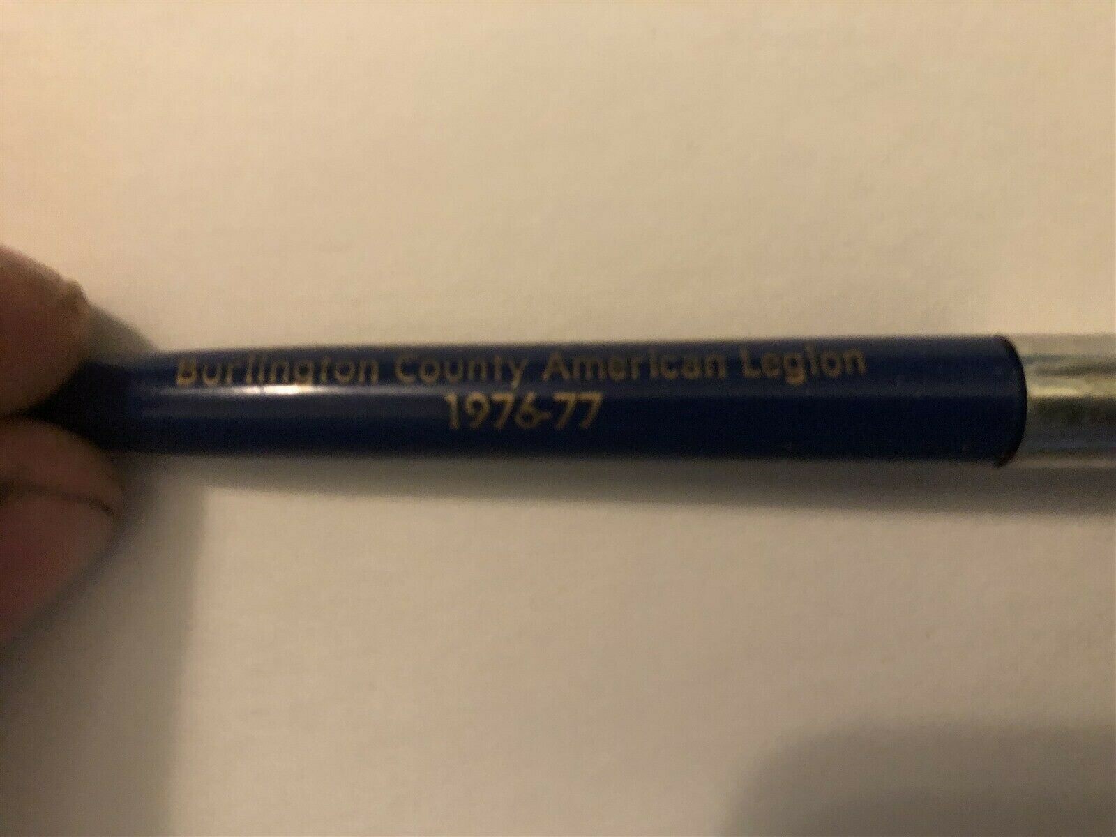 1976 1977 Burlington County American Legion NJ Vintage NJ Steve McCurley Ink Pen