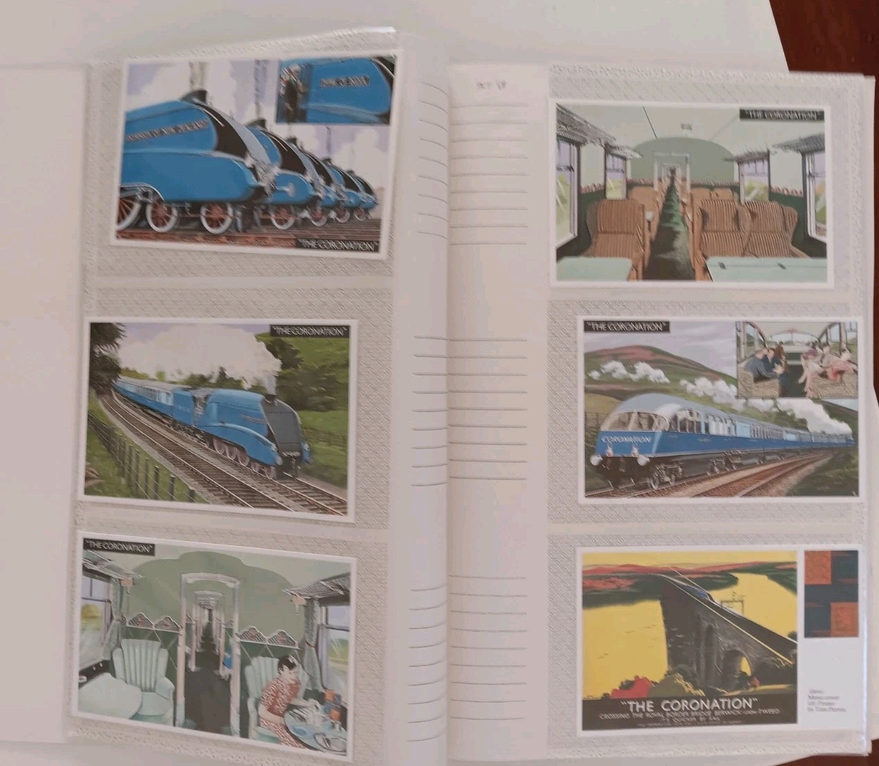 Steam Train Postcards. 4 Books Each Containing Approx 50 Cards Mostly LNER.
