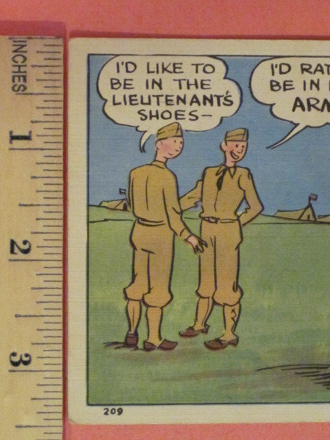 1940s Lieutenant’s Shoes Postcard – Graycraft Card #209