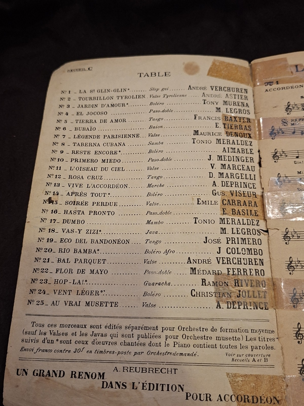 25 Success Accordion Sheet Music