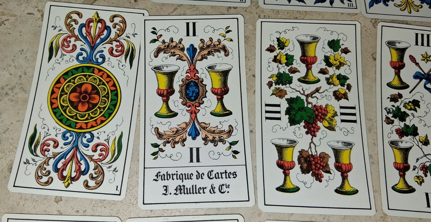 Vintage Tarot cards Occult 1970s 78 card Full Deck, great graphics spiritual