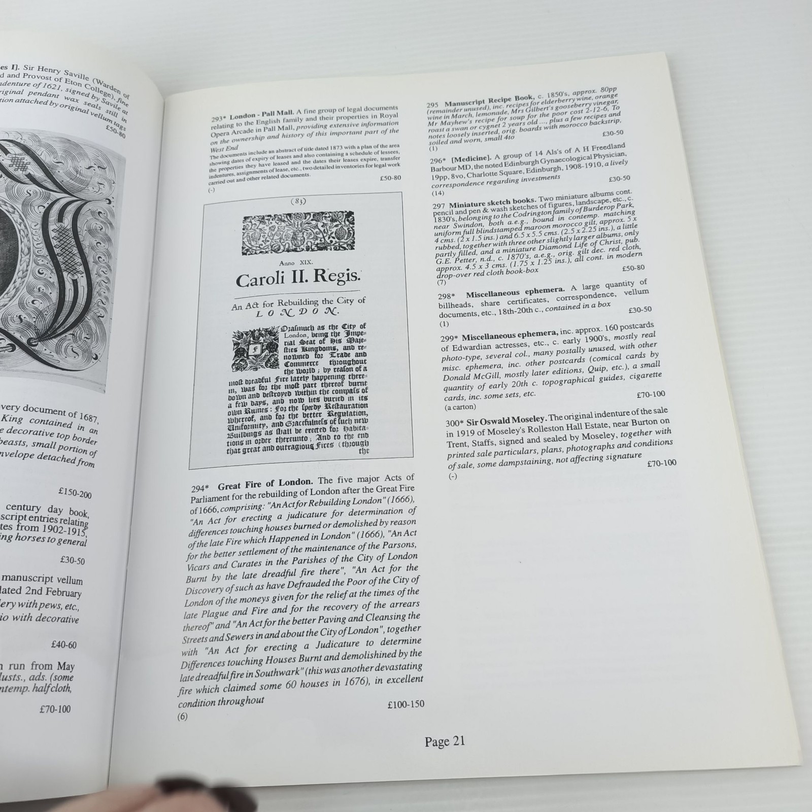 Dominic Winter Auction Catalogue Printed Books Maps Autographs 14 June 2000