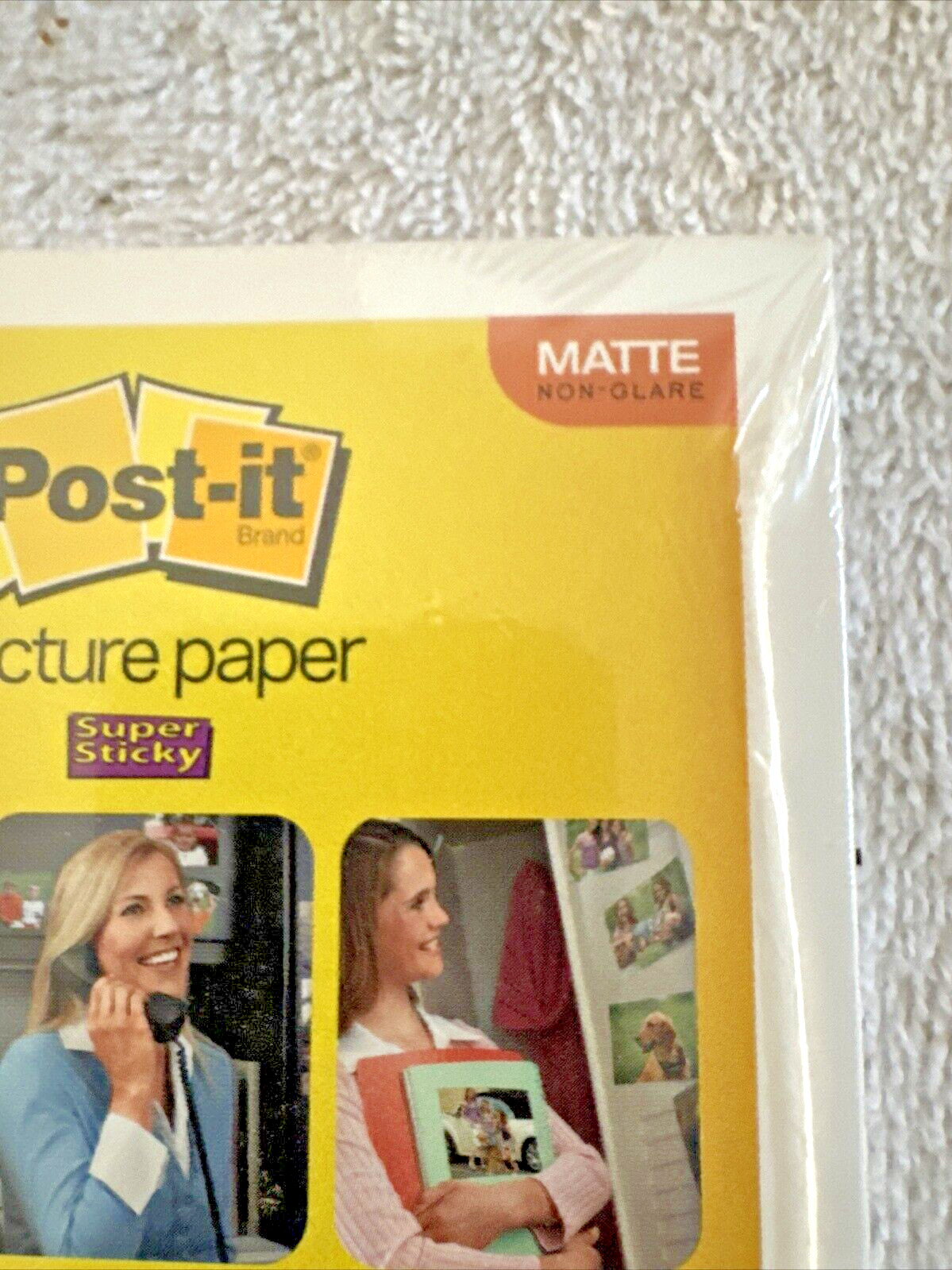 3M/Post-It Sticky 4”x6” 1-Matte / 1-Gloss Photo Picture Paper 50 sheets 2-Paks