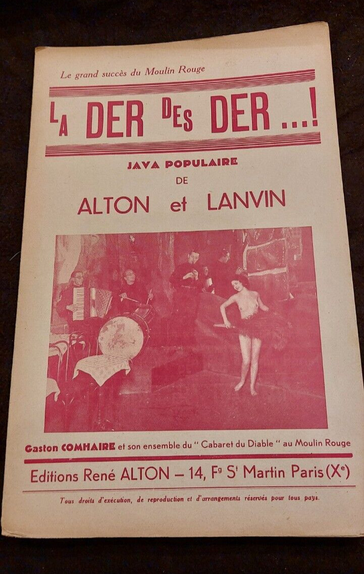 Partition La Der Des Der! Alton Lanvin Sheet Music