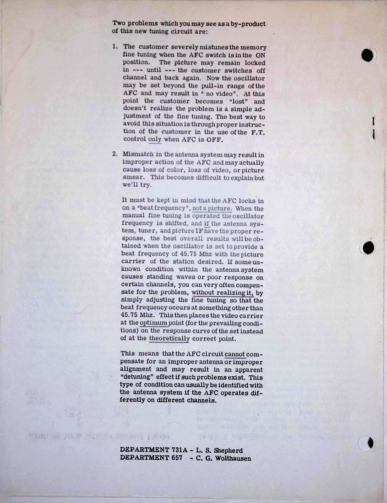 1968 Silvertone Tech Topics Issue 1 Sears Electronics Service Newsletter